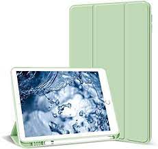 Photo 1 of Aoub Case for iPad Air 5th / Air 4th / Pro 11 2018, Magnetic Attachment Cover [Supports Pencil Pairing/Charging/Touch ID], Slim Trifold Stand Smart Case for iPad Air 10.9 inch 2022/2020, Light Green
