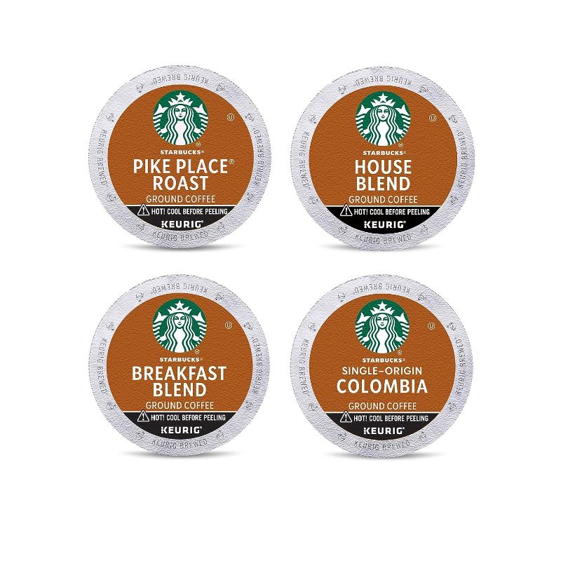 Photo 1 of Starbucks K-Cup Coffee Pods—Medium Roast Coffee—Variety Pack—100% Arabica—1 box (96 pods)
