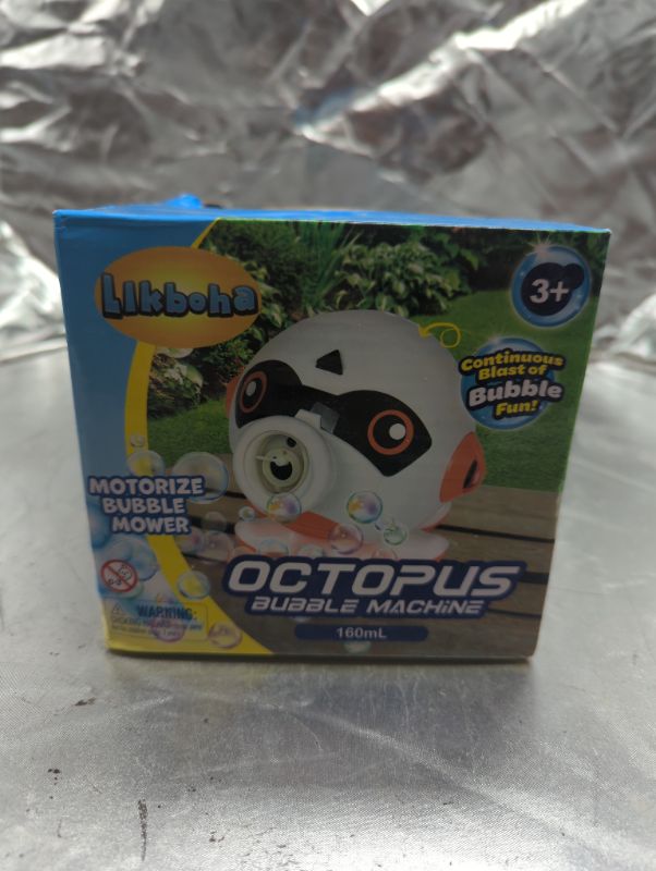 Photo 2 of Octopus Bubble Machine Blower for Kids Auto Bubble Maker with Music Light Bubble Toys
