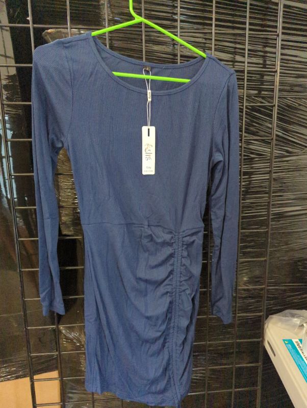 Photo 2 of KILIG 3/4 Sleeve Maternity Dress - Navy - Size Small - *stock photo to show style 
