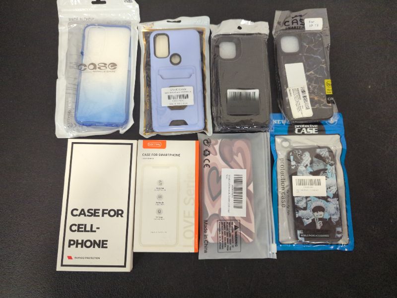 Photo 1 of Cell Phone Case Bundle - Variety - 8 Cases - As Is