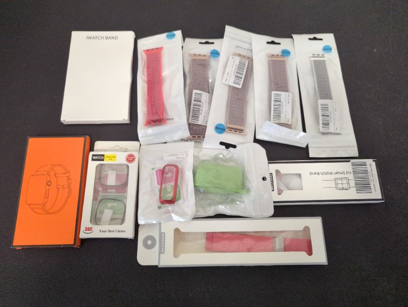 Photo 1 of Apple Watch Bands and Accessories Bundle 