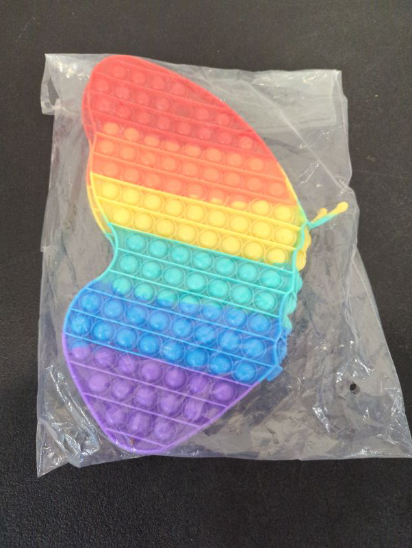 Photo 2 of Jumbo Rainbow Butterfly,Giant Sensory Toy for Kid Children and Adult Decompression and Emotion Anxiety Relief Tool