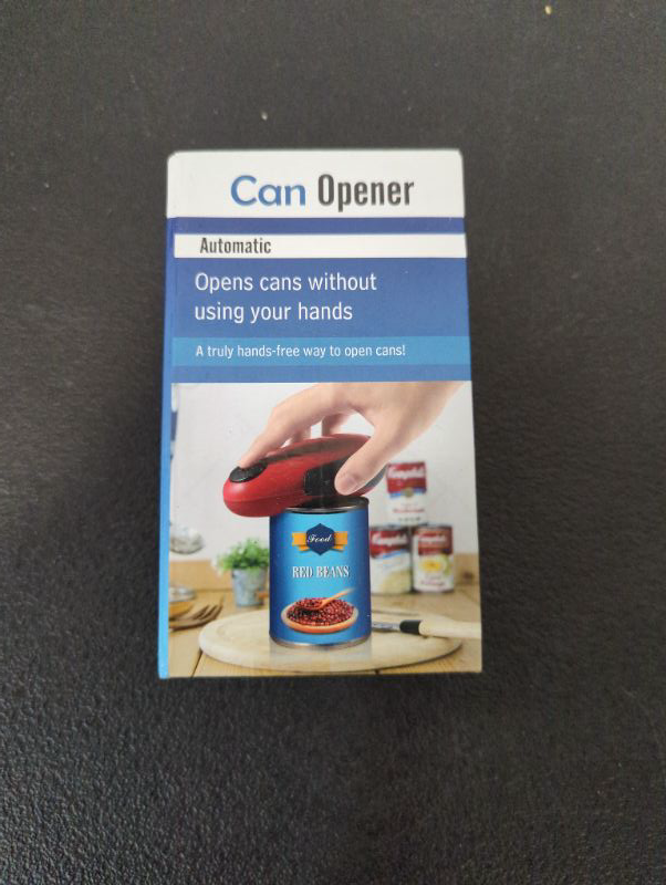 Photo 1 of Electric Can Opener, 2AA Batteries Operated, One Touch Can Opener, Smooth Edge Electric Can Opener, Chef's Best Choice(Black&Gray) Black?Gray