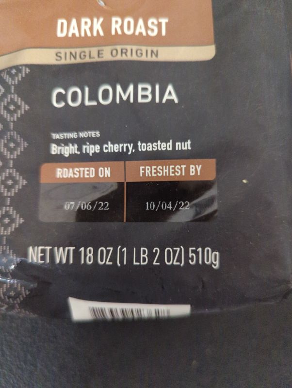 Photo 3 of Peet's Coffee, Dark Roast Ground Coffee - Single Origin Colombia 18 Ounce Bag