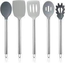 Photo 1 of GLAD - 5pcs Silicone Kitchen Cooking Utensils - Variety, see photos