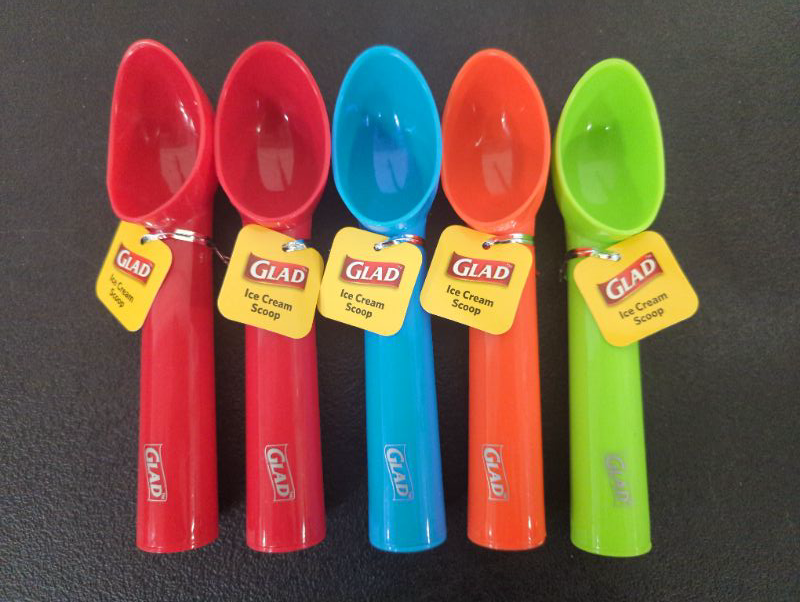 Photo 2 of GLAD - 5pcs Ice Cream Scoop - Assorted Colors, see photo