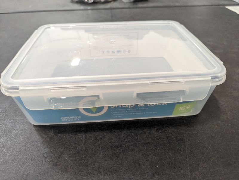 Photo 2 of Simply Done - Large Rectangle Snap & Lock Container w/Lid