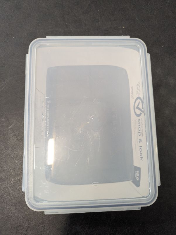 Photo 3 of Simply Done - Large Rectangle Snap & Lock Container w/Lid