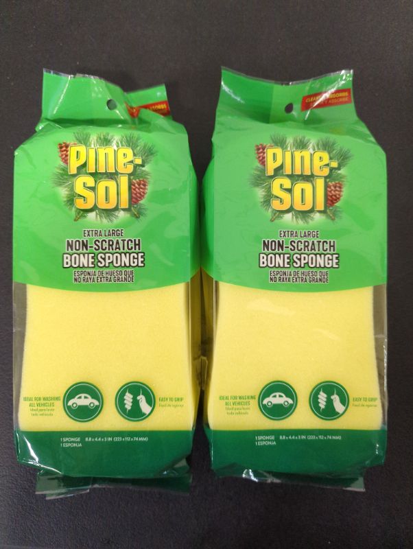 Photo 3 of Pine Sol - Three 3-Pack Eraser Sponges + 2 Extra Large Non-Scratch Bone Sponge