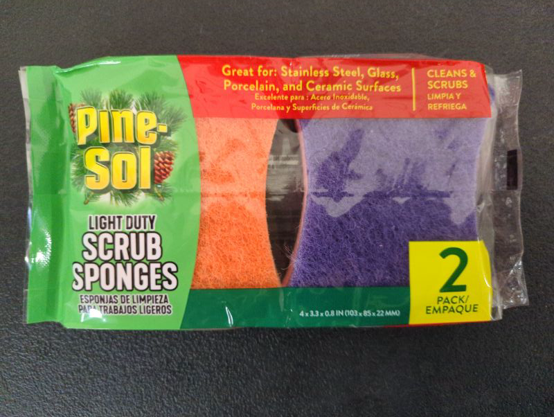 Photo 1 of Pine Sol Light Duty Scrub Sponges - 2 Pack - 5 Packs/2 Per Pack