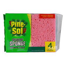 Photo 1 of Pine-Sol Cellulose Sponges - One 2-Pack Medium Sponges + Two 4-Pack Small Sponges