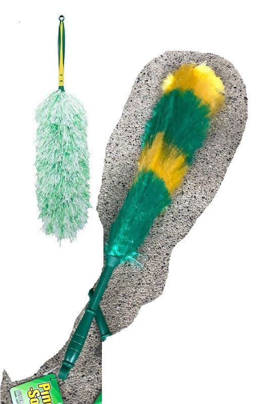 Photo 1 of 2 Pack - Pine-Sol 17 Inch Microfiber Duster | Effective Dust Wand for Cleaning All Surfaces | Anti-Static, Non-Scratchy | Easy-Grip Handle, Green + Pine-Sol Regular Duster, Green/Yellow