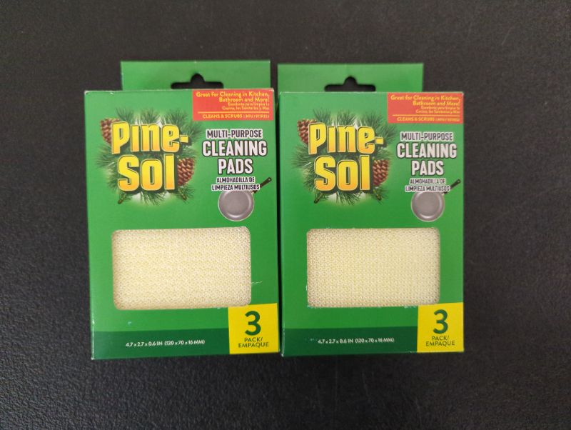 Photo 2 of PINE-SOL MULTI-PURPOSE CLEANING PADS 3PCS - 2 Packs