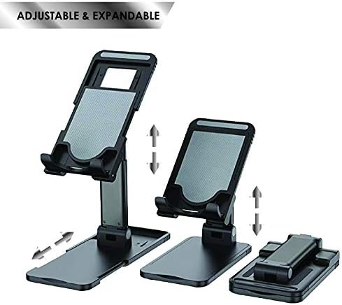 Photo 2 of Desktop Stand for Smart Phones & Tablets Adjustable Stand - Black
