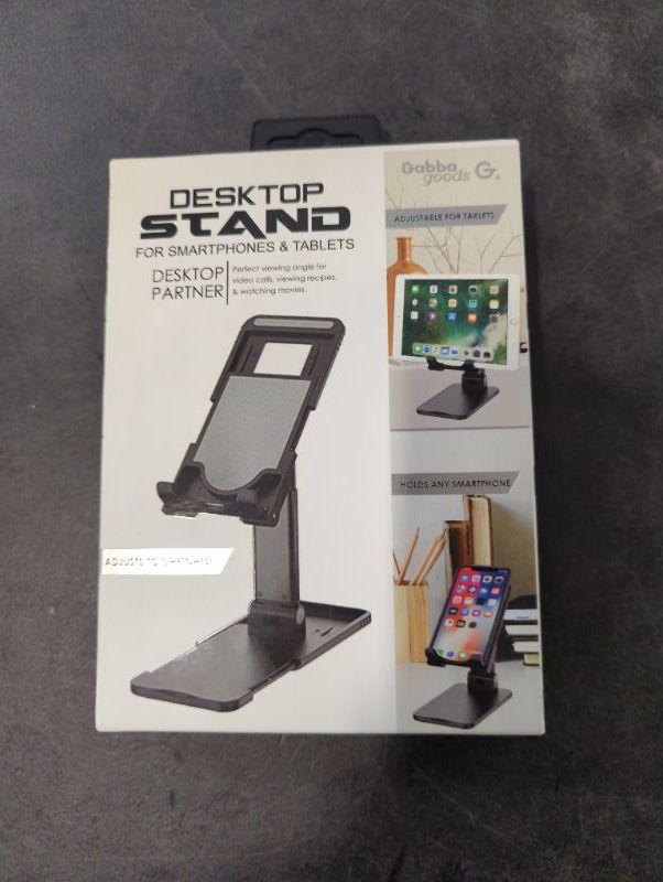 Photo 2 of Desktop Stand for Smart Phones & Tablets Adjustable Stand
