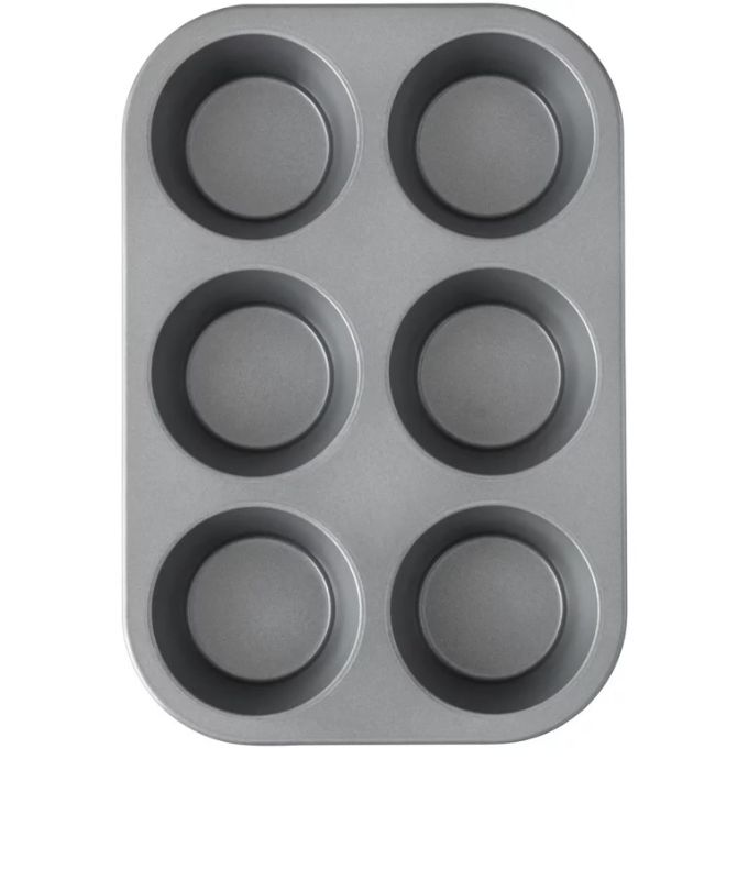Photo 1 of GLAD - Non-Stick Jumbo Muffin Pan, 6-Cup