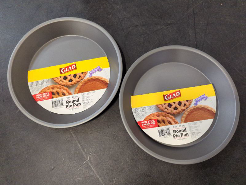 Photo 1 of 2 Pack - GLAD - Round Pie Pan, 9" - Non-Stick Bakeware