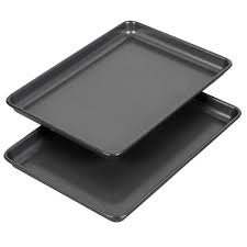 Photo 1 of 2 Pack - GLAD - Rectangle Pan/Cooking Sheet (13.5 x 9.5 in) - Non-Stick Bakeware