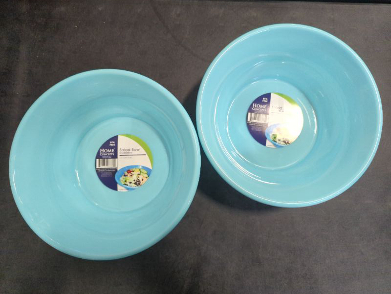 Photo 2 of Home Concepts - Salad Bowl (13.7C/3.25L) - 2PK - Blue, see photos (stock image to show size/style)