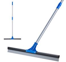 Photo 1 of Pine-Sol - Squeegee Broom for Floor, 14'' Rubber Squeegee with 54'' Long Extendable Handle for Bathroom Tile, Garage Concrete, Deck, Shower Glass, Window Cleaning, Heavy Duty Household Floor Wiper - *SEE PHOTOS, stock image to show product and style, actu