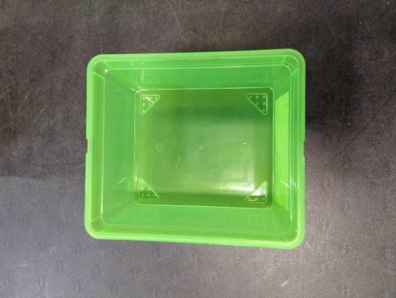 Photo 3 of 6 Pack - Glad Storage Box 2L w/Lid - Green
