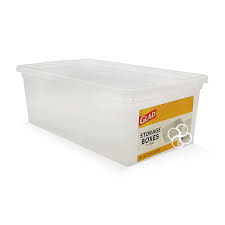 Photo 1 of 3 Pack - Glad Storage Box 6L w/Lid - Clear