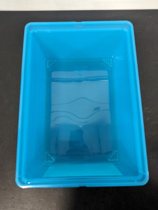 Photo 3 of 2 Pack -Glad Storage Box 10.5L w/Lid - Blue
