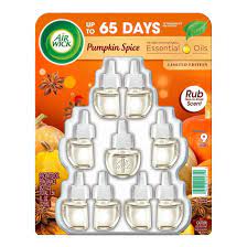 Photo 1 of Air Wick Scented Oil Air Freshener Refills, Pumpkin Spice (9 ct.)
