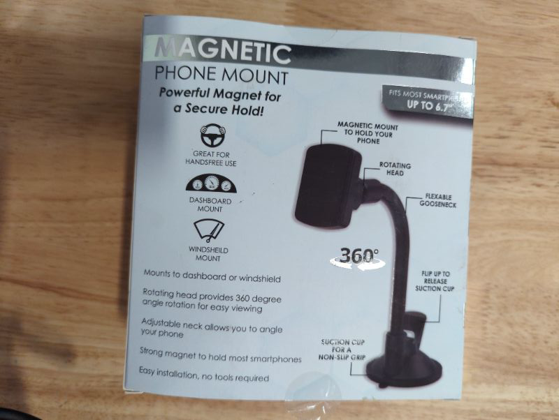 Photo 3 of Gabba Goods - Magnetic Phone Mount - Flexible Long Neck Car Mount