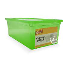 Photo 1 of 3 Pack - Glad Storage Box 6L w/Lid - Green