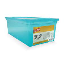 Photo 1 of 3 Pack - Glad Storage Box 6L w/Lid - Blue