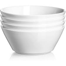 Photo 1 of GLAD - 6" Melamine Cereal Bowl - Set of 4 - White