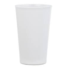 Photo 1 of GLAD - Set of 4 - 14oz Melamine Tumbler Cup - White