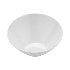 Photo 1 of GLAD - 10-Inch Melamine Serve Mixing Bowl for Everyday Meals - Ideal for Cereal, Snacks, Popcorn, Salad, and Fruits - White