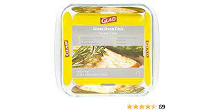 Photo 2 of 2pcs - Glad Clear Glass Square Baking Dish | Nonstick Bakeware Casserole Pan | Freezer-to-Oven and Dishwasher Safe - Small & Large
