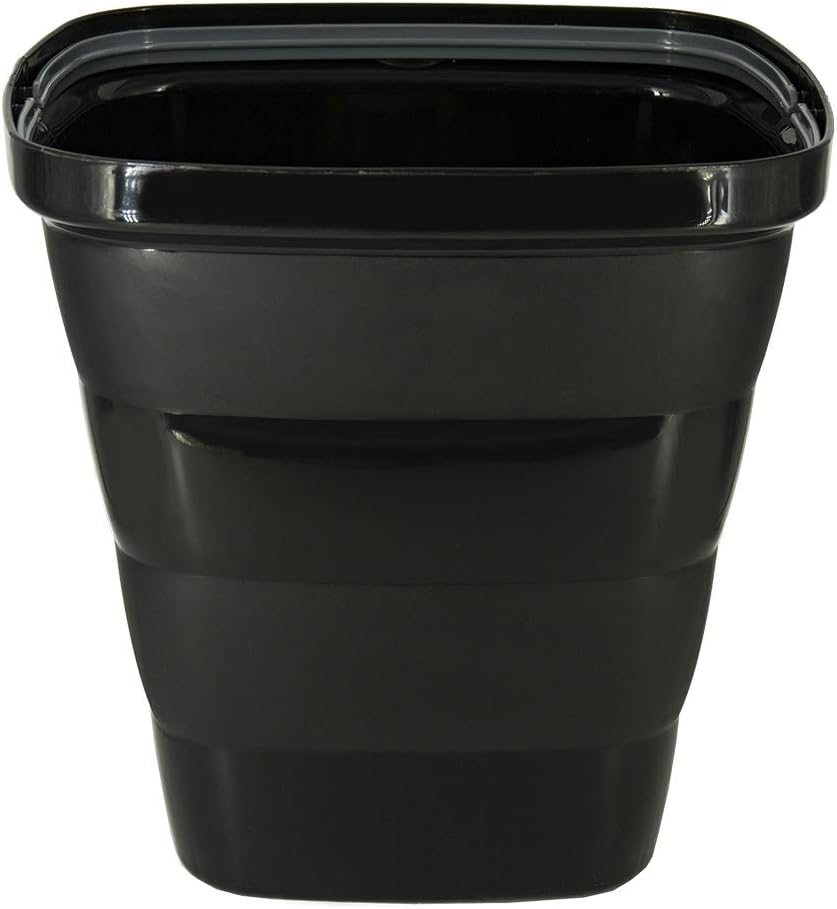 Photo 1 of Glad Metro Plastic Waste Bin – 14L, Rectangle with Bag Ring, Black
