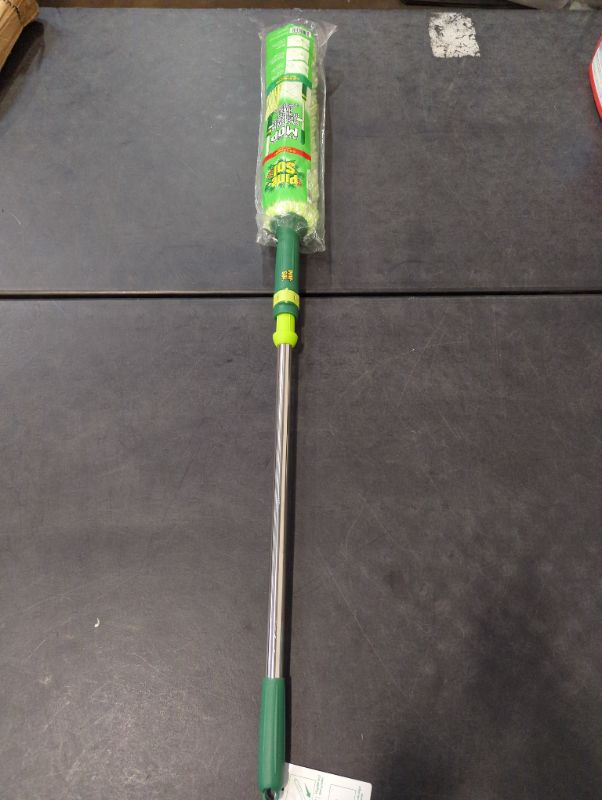 Photo 1 of Pine-Sol Microfiber Self Wringing – Easy Squeeze Twist Design for Wet Mopping | Household Cleaning Tool for Tile, Linoleum, Laminate Floors | Extendable Metal Handle, Green