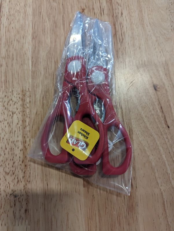 Photo 2 of 2 Pack - Glad Kitchen Shears - Red