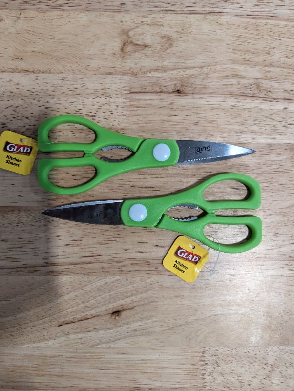 Photo 1 of 2 Pack - Glad Kitchen Shears - Green