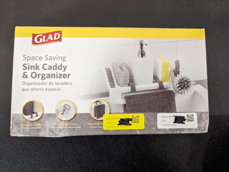 Photo 4 of Glad Space Saving Sink Caddy & Organizer - Dishwasher Safe

