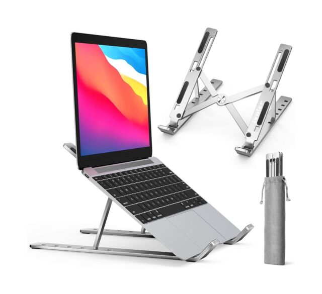 Photo 1 of Laptop Stand Holder Riser Computer Tablet 6 Silver