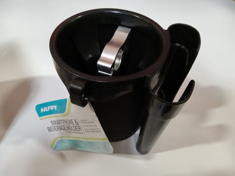 Photo 3 of Huffy: Beverage Holder with Smartphone Holder Premium Cruiser Series- BLACK