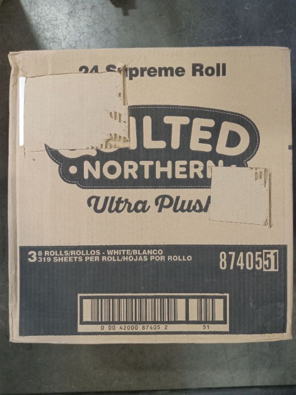 Photo 2 of Quilted Northern Ultra PlushToilet Paper, 24 Mega Rolls, 3-Ply Bath Tissue