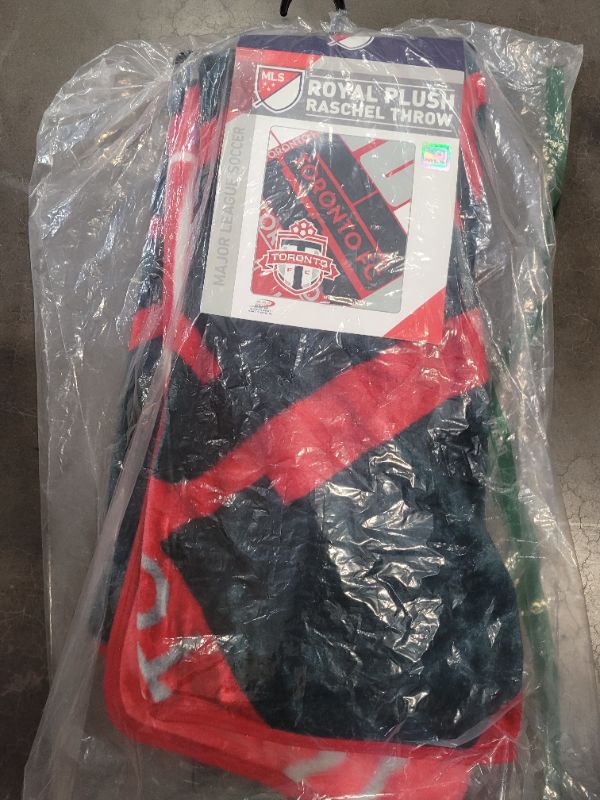 Photo 2 of The Northwest Company MLS Toronto FC Raschel Throw Blanket, 50" x 60", Scramble