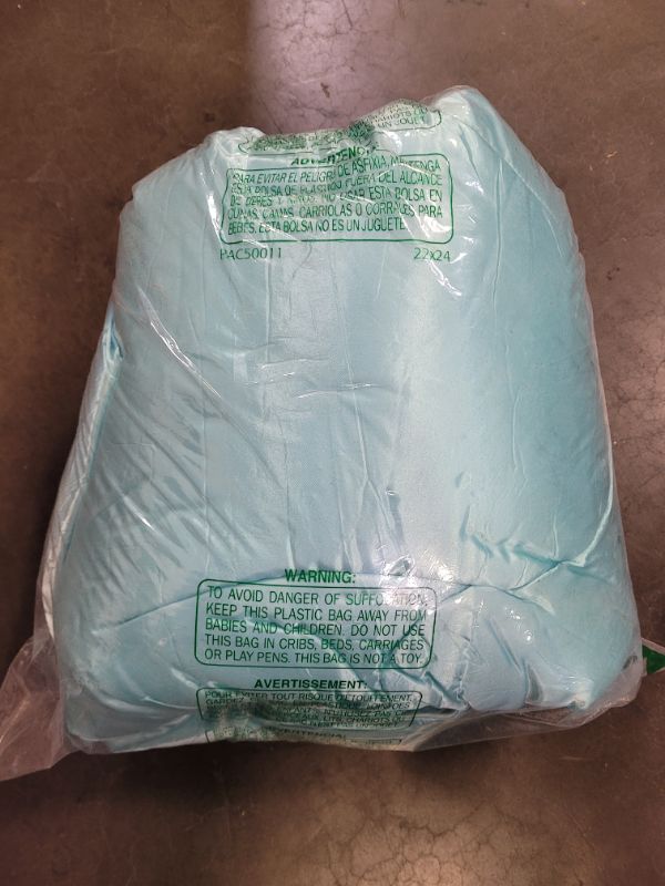 Photo 3 of full/queen 88x88 turquoise silk/satin comforter/duvet