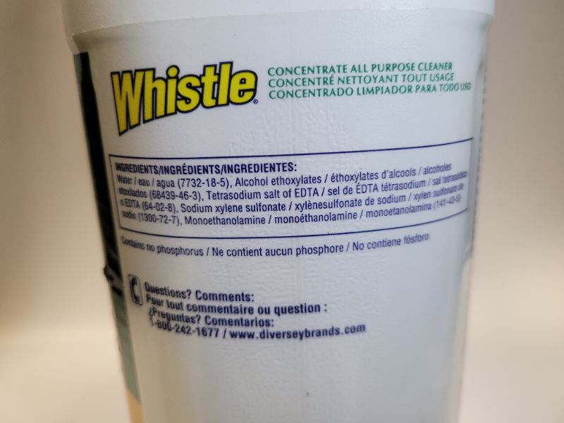 Photo 3 of Whistle Concentrate All Purpose Cleaner, Gallon