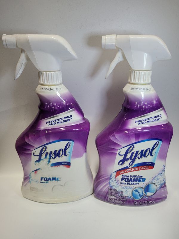 Photo 2 of Lysol Mold & Mildew Blaster w. Bleach, Bathroom Cleaner Spray, 28oz (Pack of 2)