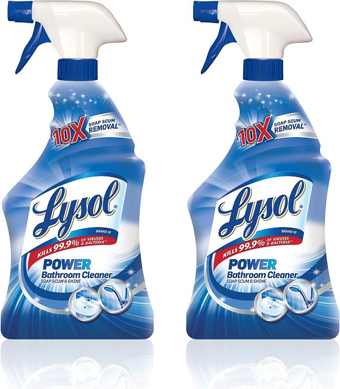 Photo 1 of Lysol Power Bathroom Cleaner Spray, 32oz (Pack of 2)