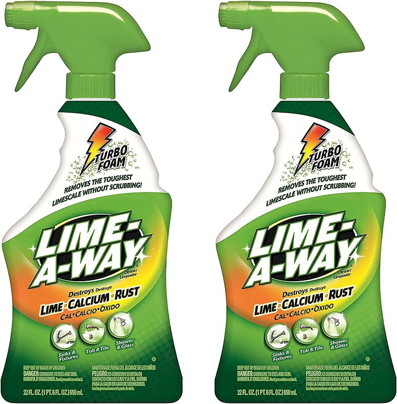 Photo 1 of Lime-A-Way - Bathroom Cleaner, Removes Lime Calcium Rust, 22 Fl Oz 